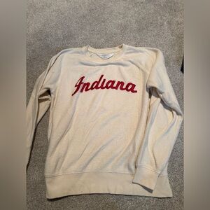 Cream Indiana Fleece Sweatshirt